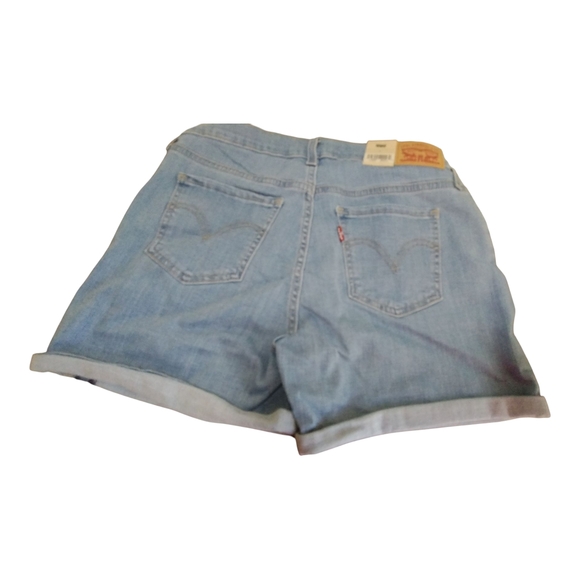 NWT Levi's Women's Light Blue Denim Shorts Size 31 - Picture 4 of 7